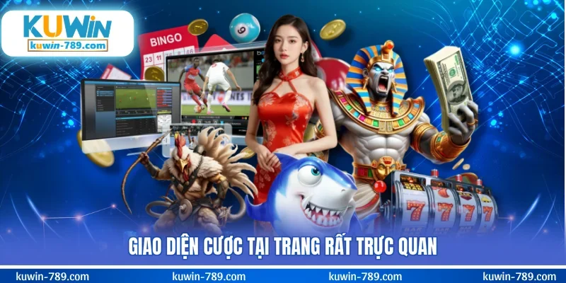 Giao diện cược tại trang rất trực quan